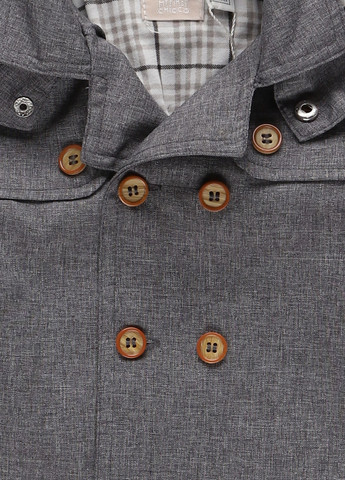 Серое демисезонное Пальто двубортное Chicco