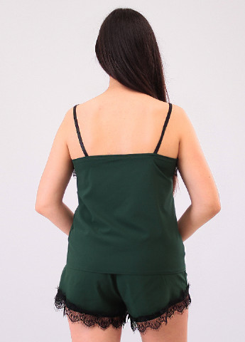 Зеленая всесезон пижама (шорты, майка) топ + шорты Ghazel