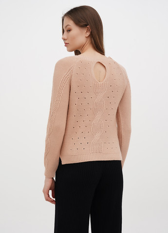 Рожево-коричневий демісезонний джемпер джемпер No Brand