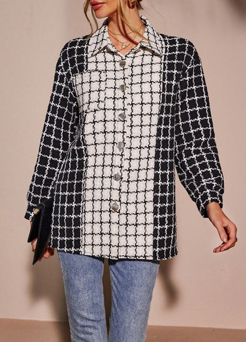 Куртка-рубашка SHEIN (329533195)