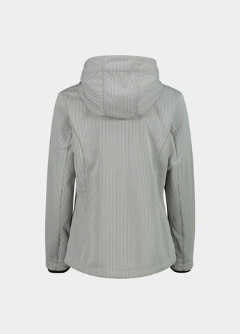 Серая демисезонная куртка CMP JACKET ZIP HOOD SOFTSHELL