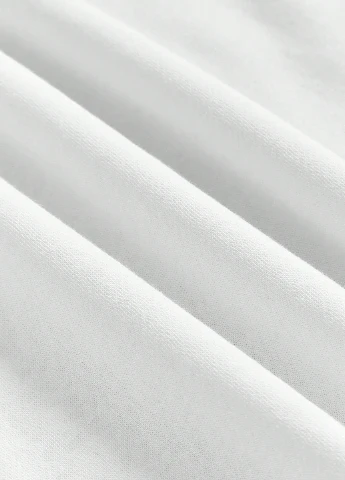 SHEIN світшот логотип білий кежуал поліестер