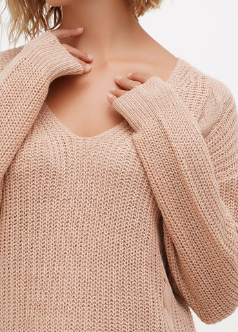 Бежевий демісезонний пуловер пуловер Boohoo