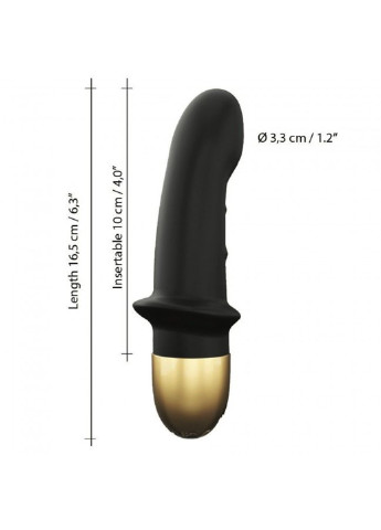 Вібратор Mini Lover Black 2.0 перезаряджається, для точки G і масажу простати Dorcel (254734376)