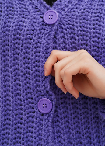 Фиолетовый демисезонный кардиган Boohoo