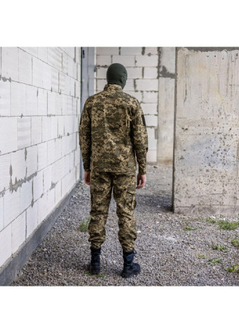 Оливковый (хаки) демисезонный мужской армейский костюм для всу (зсу) tactical тактическая форма пиксель 50 размер 7064 No Brand