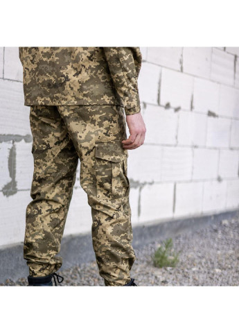 Оливковый (хаки) демисезонный мужской армейский костюм для всу (зсу) tactical тактическая форма пиксель 50 размер 7064 No Brand