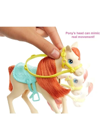 Ігровий набір Barbie Hugs N Horses Playset, Brunette (GLL82) Mattel (255665676)