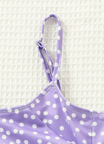 Фіолетовий літній комплект (топ, спідниця) SHEIN