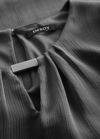 Серая демисезонная блуза Orsay