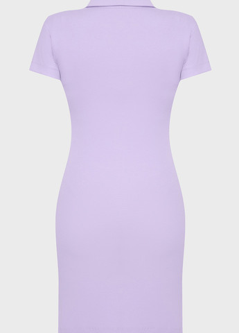 Лілова кежуал сукня поло PRPY однотонна