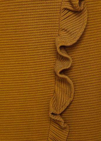 Оливковая кэжуал однотонная юбка KOTON