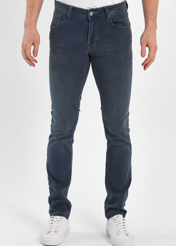 Темно-серые демисезонные прямые джинсы Trend Collection