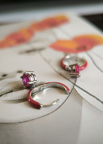 Серьги Silver Flame (350941300)