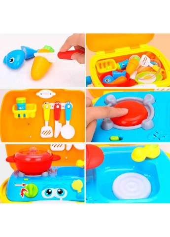 Детский набор Чемоданчик повара 14х25х33 см Hola Toys (228856845)