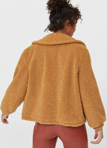 Бежевая демисезонная куртка Stradivarius