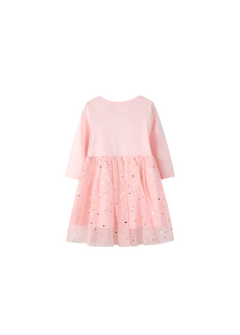 Розовое платье для девочки с длинным рукавом розовое little bird Berni kids (248599378)