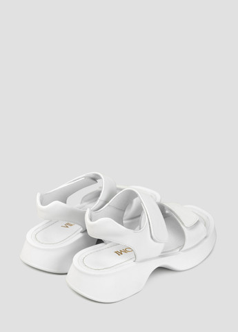 Белые босоножки vm villomi на липучке с белой подошвой