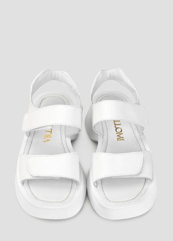 Белые босоножки vm villomi на липучке с белой подошвой