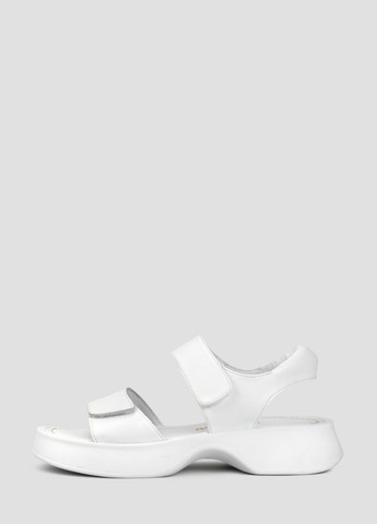 Белые босоножки vm villomi на липучке с белой подошвой