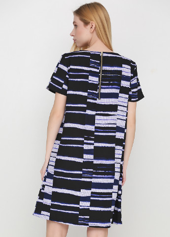 Черное кэжуал платье Signature Collection с абстрактным узором