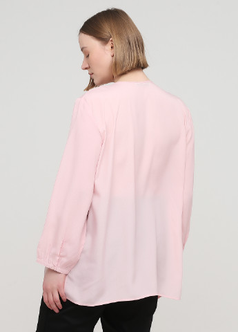 Светло-розовая демисезонная блуза Signature