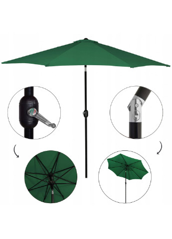 Зонт садовый стоячий (для террасы, пляжа) с наклоном 290 см Springos gu0019 (237581645)