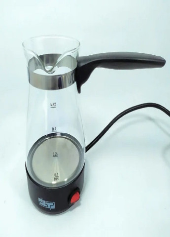 Электрическая турка для кофе кофеварка электротурка стеклянная KA-3037 700 мл DSP (253934545)