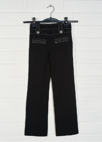 Черные классические демисезонные со средней талией брюки R.M.L