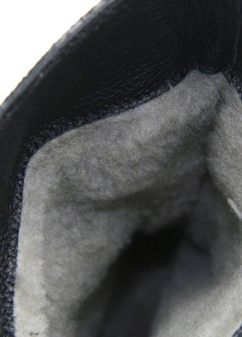 Черные зимние полусапоги Mila