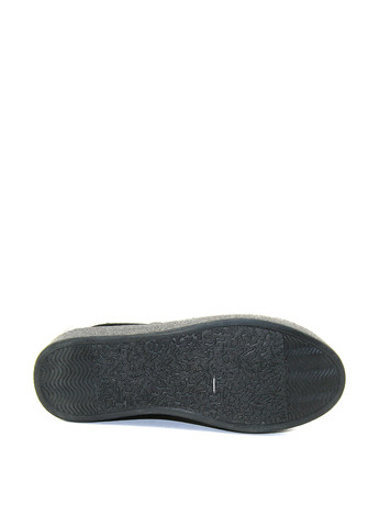 Черные зимние полусапоги Mila