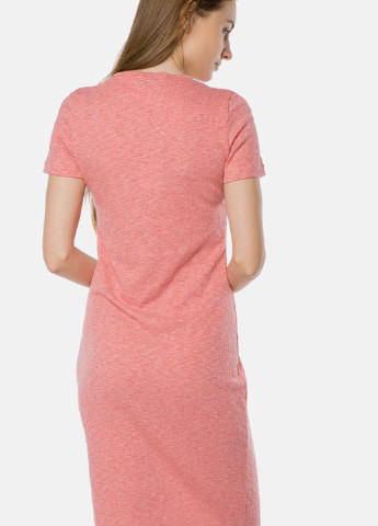 Розовое кэжуал платье MR 520 однотонное