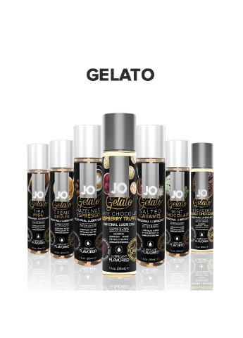 Смазка на водной основе GELATO White Chocolate Raspberry(30 мл) без сахара и парабенов System JO (254973482)