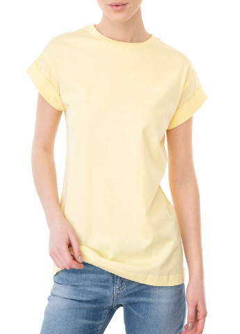 Желтая летняя футболка Rich & Royal