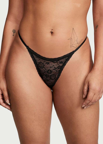 Чорний демісезонний комплект (бюстгальтер, трусики) Victoria's Secret