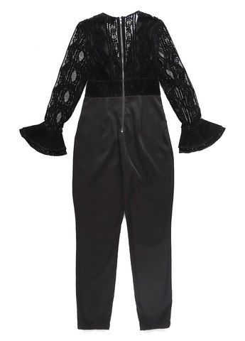 Комбинезон Mossman комбинезон-брюки однотонный чёрный кэжуал полиэстер