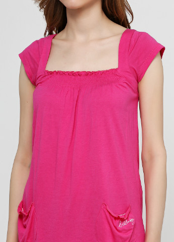 Розовая летняя футболка Billabong