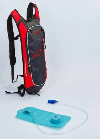 Рюкзак моторанец с местом под питьевую систему моторюкзак (78274344) Черный с красным Francesco Marconi (211057736)