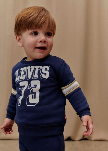 Синій демісезонний комплект (світшот, брюки) Levi's