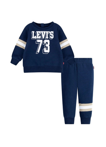 Синій демісезонний комплект (світшот, брюки) Levi's