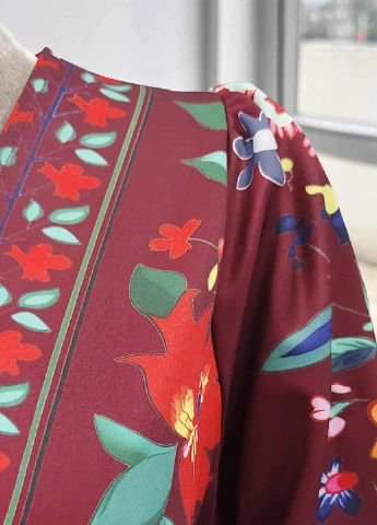 Бордова блуза SHEIN