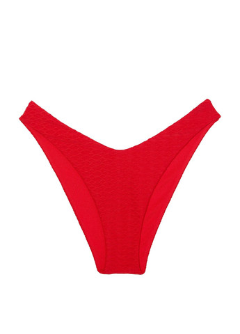 Красные купальные трусики-плавки однотонные Victoria's Secret