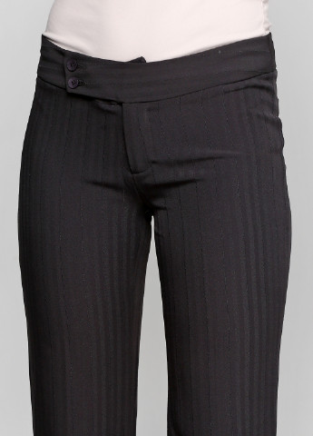 Грифельно-серые кэжуал демисезонные прямые брюки Top Secret