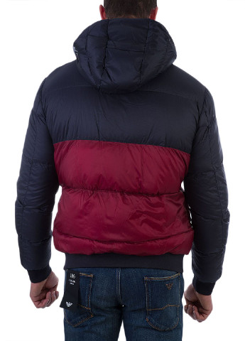 Бордова зимня куртка Emporio Armani