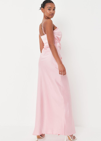 Розовое кэжуал платье платье-комбинация Missguided однотонное