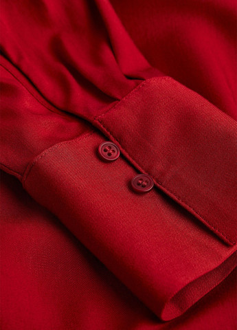 Красное кэжуал платье для беременных на запах H&M однотонное