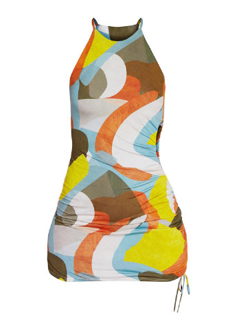 Комбінована кежуал сукня футляр PrettyLittleThing з абстрактним візерунком