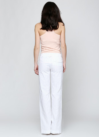 Белые кэжуал демисезонные брюки Escada
