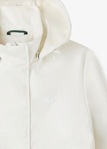 Біла демісезонна куртка Lacoste