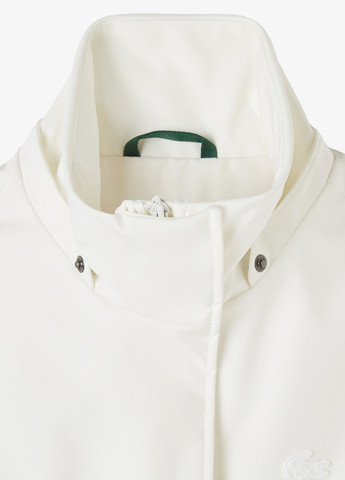 Біла демісезонна куртка Lacoste